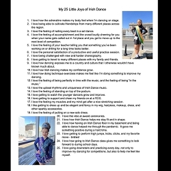 My 25 Little Joys of Irish Dance